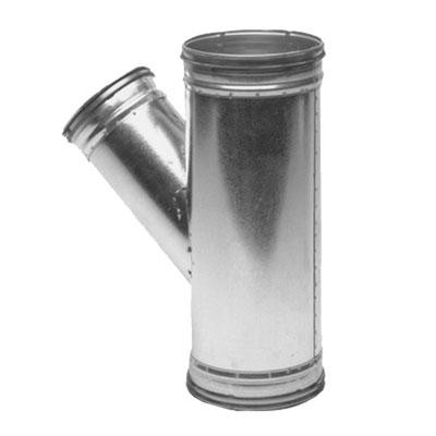 Lindab T-rør 45gr, TVU-RS 160.125, rustfri-syrefast (355932157) ‒ WATTOO.DK