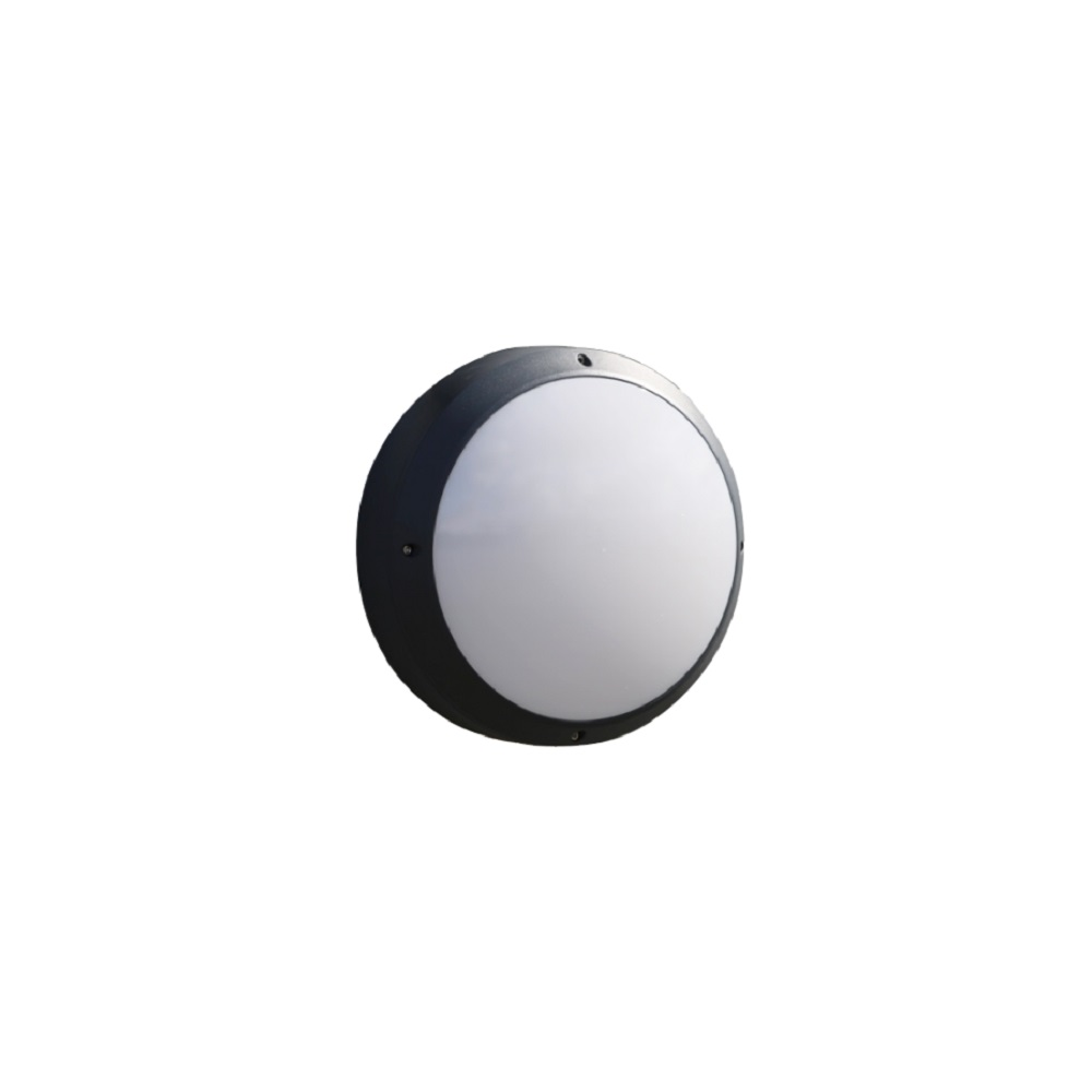 Fuldmåne med sensor LED, 13W, 230V, 1050 lumen, IP65 - Antrazit ‒ WATTOO.DK