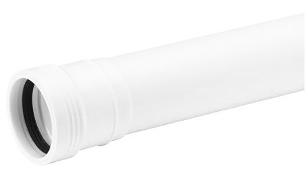 Wavin Afløbsrør hvid HT/PP Ø50 mm - længde 2000 mm (186022500) ‒ WATTOO.DK