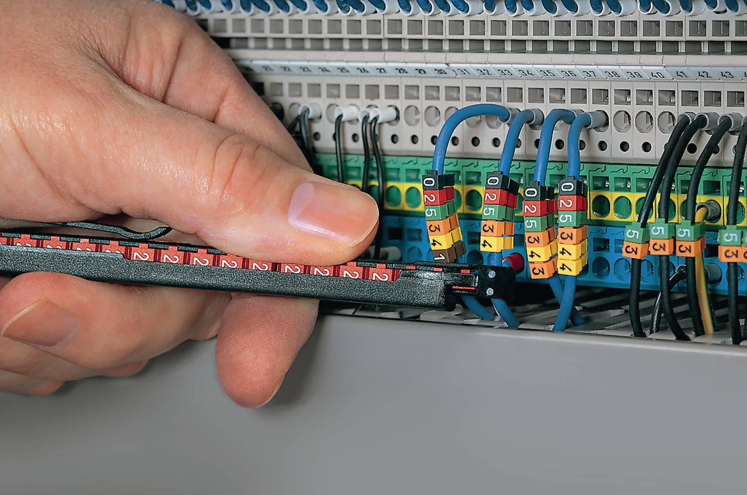 Ledningsmærke (6) gul WIC2, til 1,5-2,5 mm² ledning (200 stk ...