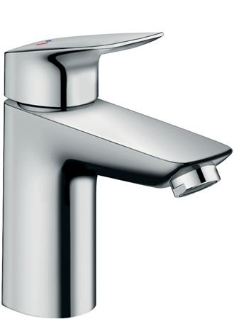 Logis håndvaskarmatur, 71102000, Krom, 1-greb, 108 mm fremspring ...