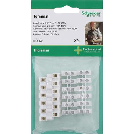 Klemmerække, 2,5 mm - Thorsman, 4 stk (9139138750) billigt ‒ WATTOO.DK