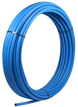 Wavin PE80 vandtrykrør – PEM-rør (rulle / PN10 / SRD11 / blå), Ø50 mm ...