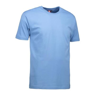 ID Identity Game T-shirt i lys blå og størrelse XL, med rund hals og korte ærmer, vist isoleret på hvid baggrund.