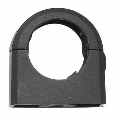Sort Pahl holder PAHL NW17, lavet af Nylon 66, passer til Ø17mm beskyttelsesslanger.
