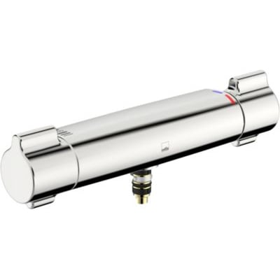 Oras Clinica håndvaskarmatur til vægmontering i kromfinish med to greb og cc 150 mm centerafstand.