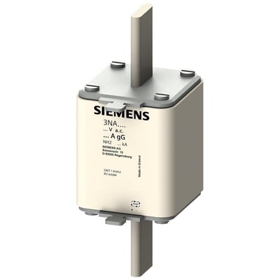 Siemens LV HRC sikringselement, NH2 størrelse, 300A mærkestrøm og gG karakteristik, med 500V AC spænding.