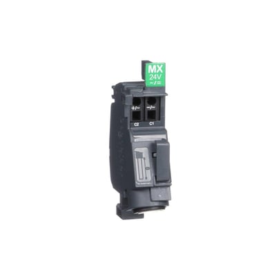 Schneider Electric MX spole til 24V AC/DC, designet til fjernudkobling af NSXm og PP-B enheder.
