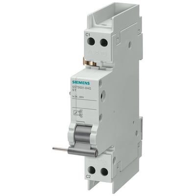 Siemens SENTRON 5ST3 shuntudløser til automatsikring med modelnummer 5ST3031-0HG og spænding på 24-60V.