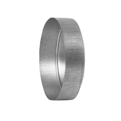 Lindab endebund EPF 63, fremstillet af galvaniseret stål med 63mm ydre diameter og 40mm længde.