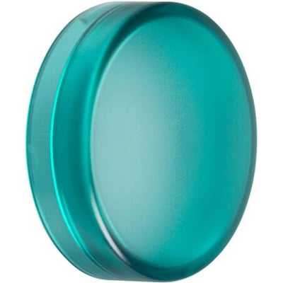 Grønt lampeglas ZBV0133 fra Schneider Electric, specifikt designet til Harmony style 4 tryk og signallamper.