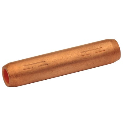 Klauke pressemuffe til 10-30 kV mellemspændingskabler, lavet af blank kobber med dimensioner til 150 mm² CU-ledere.