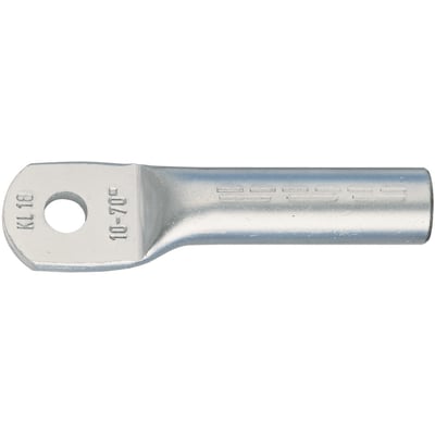 Klauke kabelsko 203R/8 til aluminiumskabler, 16mm²/25mm², med 8mm hul og markeringslinjer.