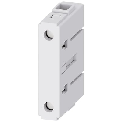 Siemens N-klemme 3LD9 til 3LD3 afbryder, hvid plast, med synlige monteringsdetaljer og terminalåbninger.