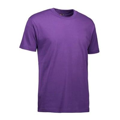 ID Identity Game T-shirt i lilla bomuld, størrelse 2XL, med rund hals og korte ærmer.