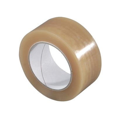 Antalis transparent PVC32 tape med solvent klæber på 66 meter og 25mm bredde, støjsvag.