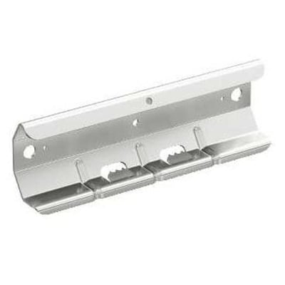 Lauritz Knudsen Samling 21 skrueløs zink+ samlebeslag i stål med Zinc+ overflade, 200 mm bredt og 64 mm højt.