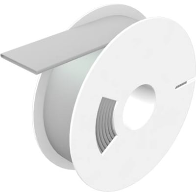 Weidmüller TwinMark krympeflex til kabelopmærkning, hvid polyolefine på rulle, til kabler Ø8,5-25,4 mm.