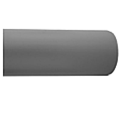 Nicoll HT-PP afløbsrør i grå polypropylen med en diameter på 40 mm og en afrundet ende, vist isoleret.