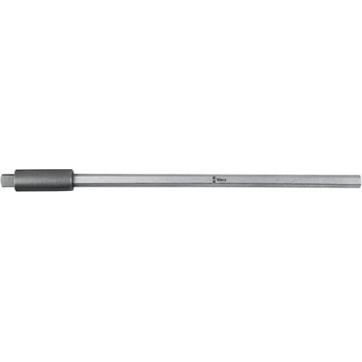 Detaljeret visning af Wera Vario adapter med 1/4" holder, 175mm lang, fremhæver Wera logoet præcist.