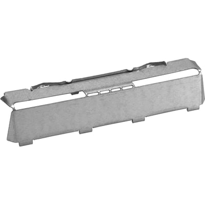 Lauritz Knudsen Unilock koblingsbeslag, 60 mm højde i Zinc+ finish med synlige tænder til montering.