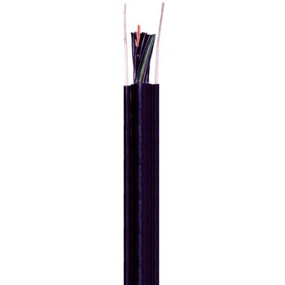 8G1,5 krankabel med wire, FYMYTW PVC, sort isolering med indre ledere i rød, grøn og to ledere i grå/hvid.