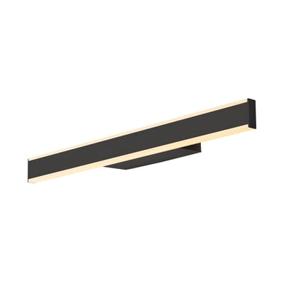 SLV ONE LINEAR 50 WL væglampe set fra siden på hvid baggrund, fremhæver lampens slanke design og lyskilde.