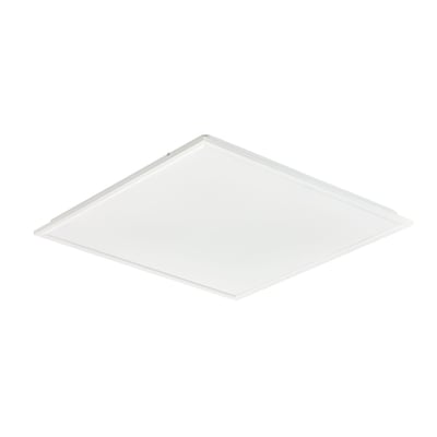 Hvidt, kvadratisk Philips CoreLine Panel All-in RC132V Gen6 LED-indbygningspanel, 60 x 60 cm, med DALI-dæmpning.