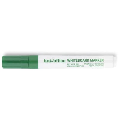 Antalis grøn whiteboard marker med konisk spids, skrivebredde 1-3 mm, fremstillet af ABS plast.