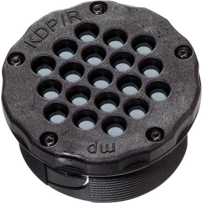 Murrelektronik MODLINK MSDD kabelindgangssystem KDP/R, sort, rund, med M63/8 gevind og 16 kabelgennemføringer.