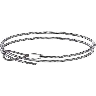Schneider Electric KBB kanalskinne 3 meter, lavet af kraftig metal med en samlet fastgørelsesmekanisme i den ene ende.