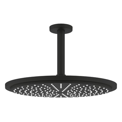 Grohe Rainshower Cosmopolitan 310 loftbruser i elegant Phantom sort finish med en diameter på 310 mm.