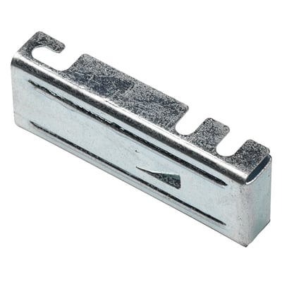 Schneider Electric Snapbeslag 35 AZ i galvaniseret stål, designet til 35mm gitterbakker med værktøjsfri montering.