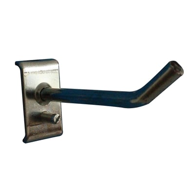 Maskinfabrikken Universal værktøjskrog i metal med 75mm længde og 6mm krogdiameter på hvid baggrund.