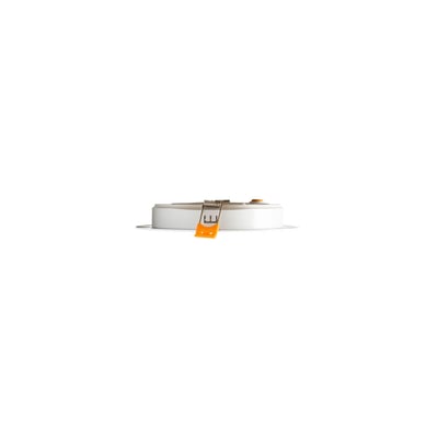 Sideprofil af SpectrumLED indbygningspanel 12W, fremhæver dets tynde design og monteringselementer.