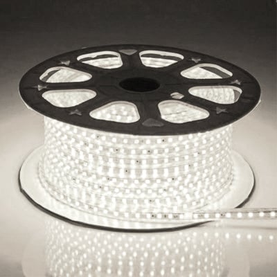LEDlife Type Q LED-strip på rulle med synlige lysdioder, 5 meter, 6000K og vandtæt IP67.
