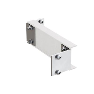 Wibe Mita reduktionsstykke LM100, 300 mm, lavet af PC1 materiale med fastgørelsesbeslag og bolte.