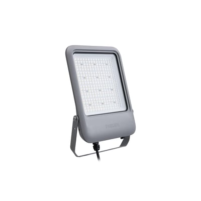 Philips CoreLine Tempo Medium All-in projektør BVP103 med gråt hus, synlige LED'er og monteringsbøjle.
