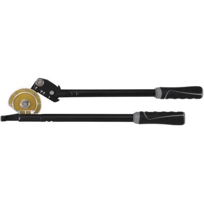 Black Diamond rørbukker til 1/2" rør, med markeringer for 180° bukning og justerbare håndtag.