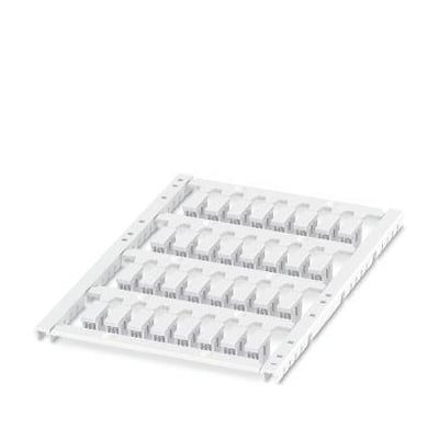 Phoenix Contact UCT-WMCO 3,5 ledningsmærkningsskinner i hvid plast, klar til påklipsning på kabler mellem 2,9-3,5 mm.