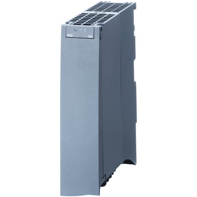 Siemens SIPLUS S7-1500 kommunikationsmodul CM PTP RS422/485 HF vist fra siden, med synlige ventilationsriste i toppen.