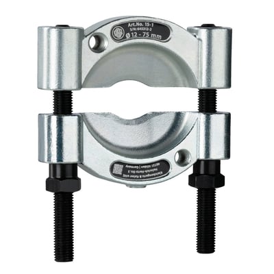 Kukko adskillelsesanordning Art.nr. 15-1 til 12-75 mm lejer, vist med M10 gevind og tydelig mærkning af kvalitet og oprindelse.
