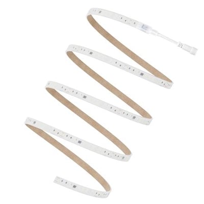 Ledvance Performance Flex LED-bånd på 50 meter ligger i bølger med synlige lysdioder og tilslutningsstik.