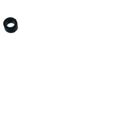 Sort gummiring af NBR med Ø19 mm udvendig og Ø13 mm indvendig diameter, 10 mm højde, placeret i øverste venstre hjørne på hvid baggrund.