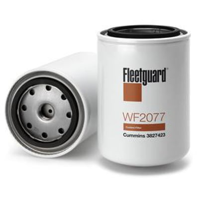 Fleetguard WF2077 vandfilter, et ikke-kemisk filter designet til kølervæskesystemer.