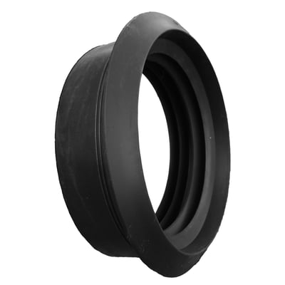 Lauridsen anboringsmanchet i sort, oliebestandigt NBR gummi med glatte spidser, dimension 160/186 x 50 mm til betonrør.