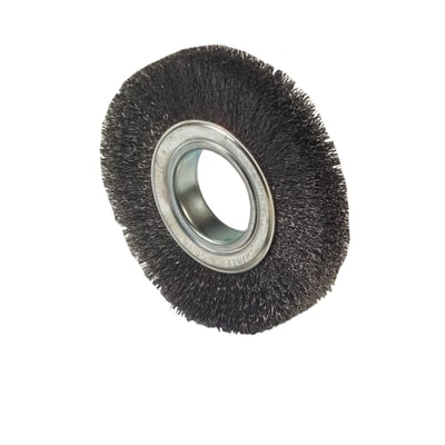 Scantool universal stålbørste 150x25xØ50mm med metalhub og tydelig 'Made in Germany' mærkning.