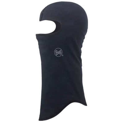 BUFF Arcprotect +FR elefanthue i navy, set forfra med ansigtsåbning og Buff-logo.