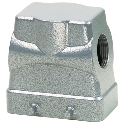 Procon stikhus B10 i pulverlakeret aluminium med M20 side forskruning og låsebøjle-design.