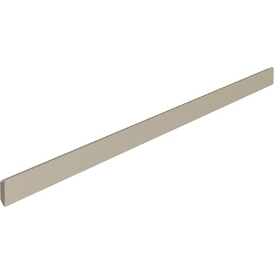 Hansgrohe skinne på 700 mm i mat beige, der viser dens slanke profil på 12 mm dybde.